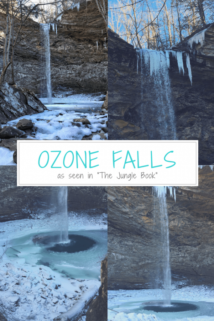 Ozone Falls in winter