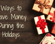tips to save money during the holidays