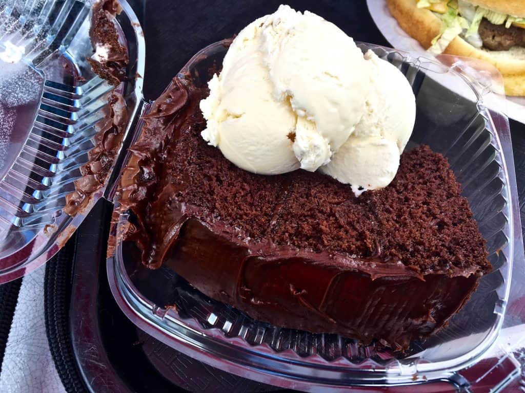 Creeper Trail Cafe chocolate cake
