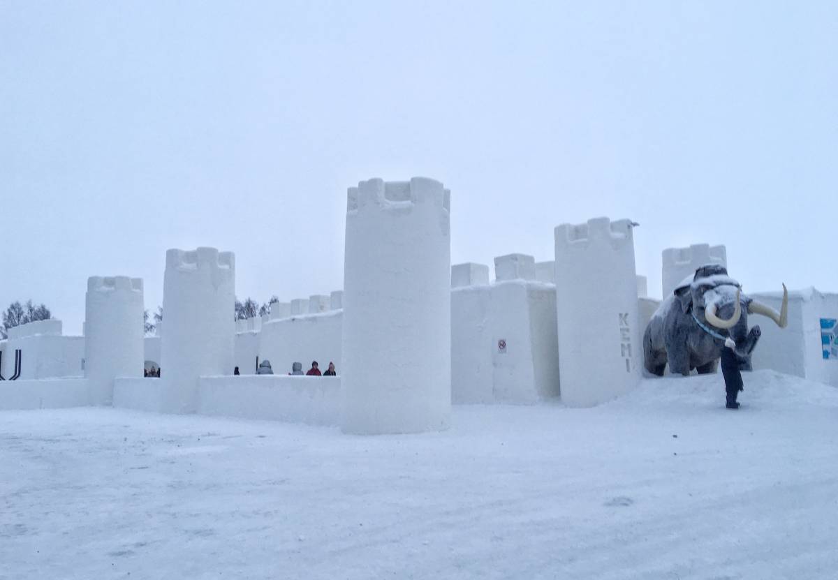 World s Largest Snow Castle In Kemi Finland Tattling Tourist