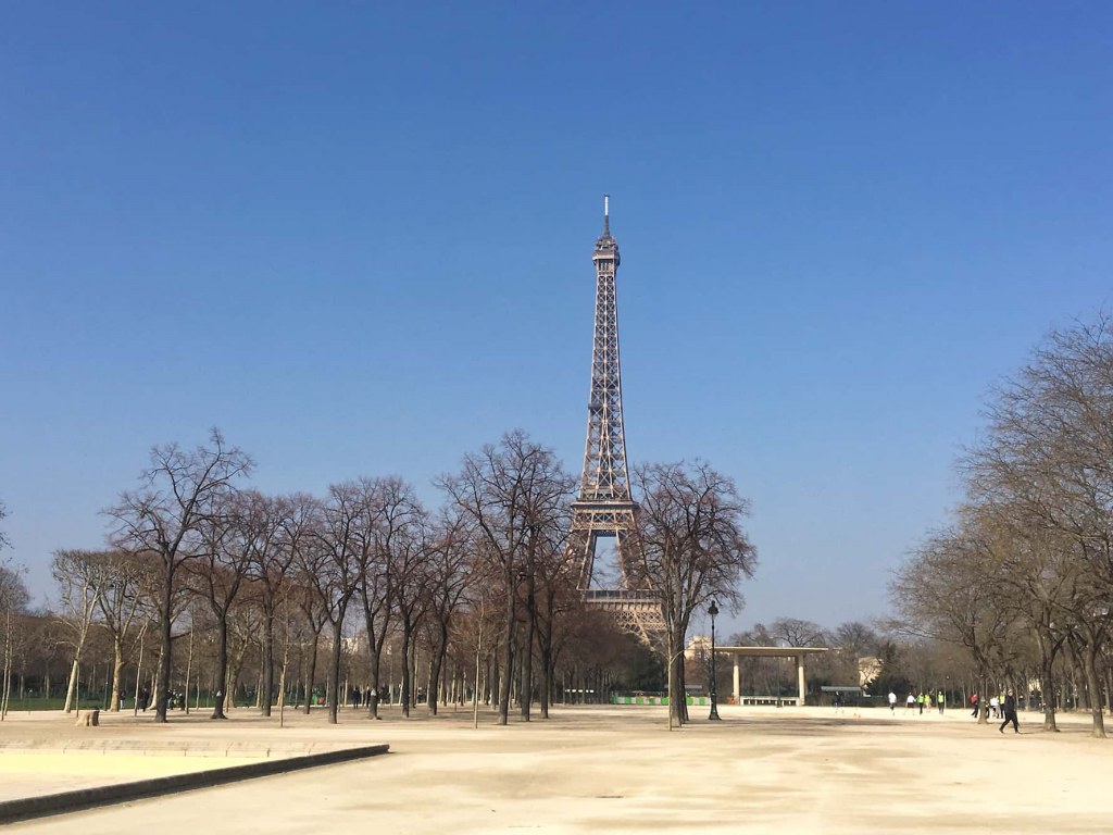 Eiffel Tower in February
